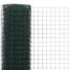Vidaxl Ogrodzenie Z Siatki, Stal I Pvc, 25X0,5 M, Zielone