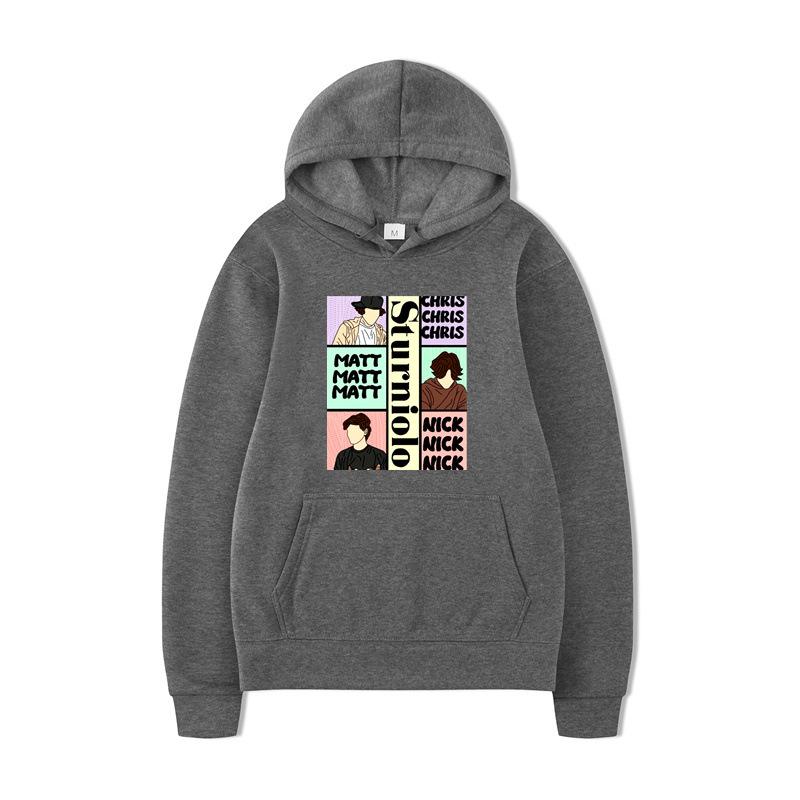 Толстовки Sturniolo Triplets для мужчин и женщин, креативный дизайн с принтом, брендовая одежда Y2K, винтажные пуловеры унисекс с длинным рукавом