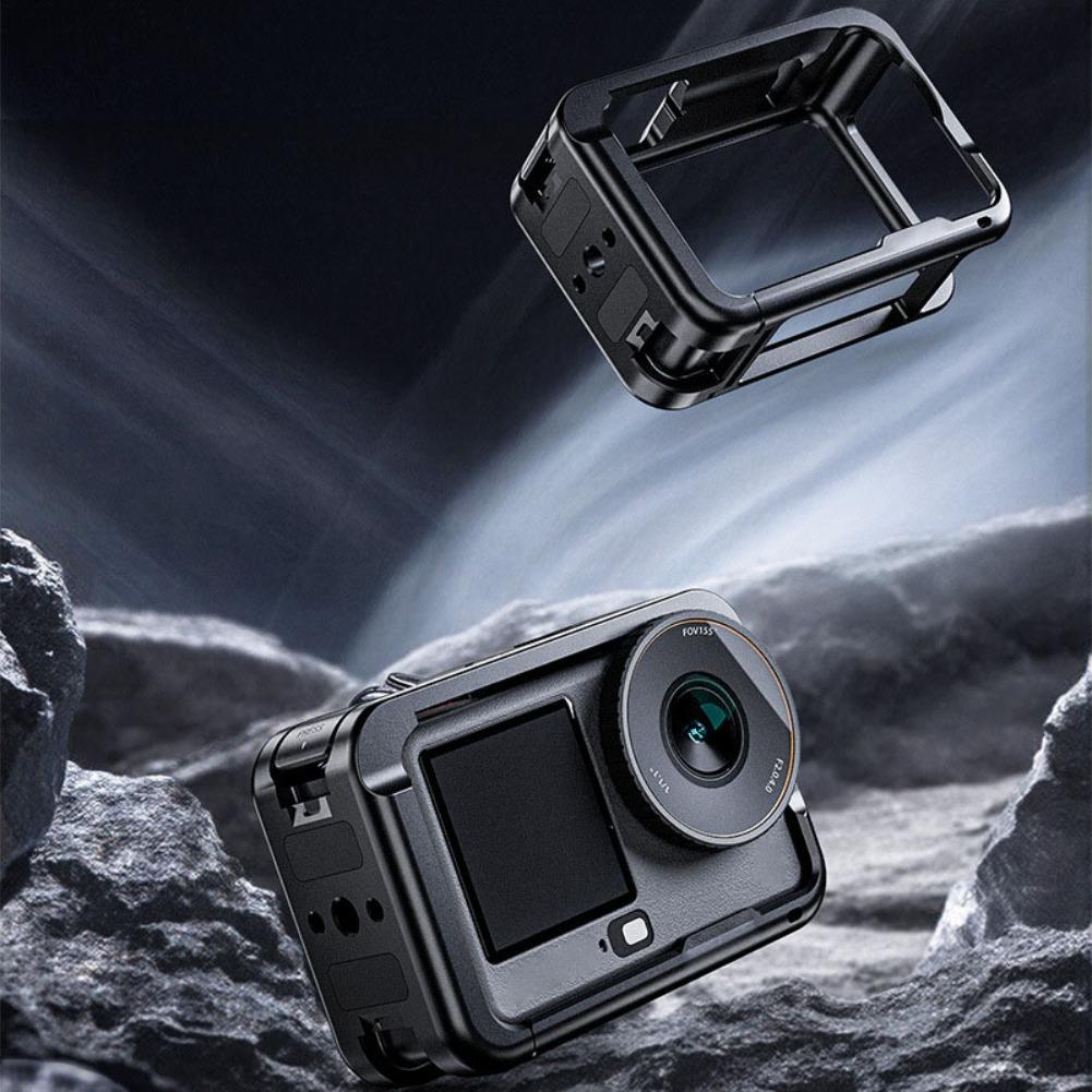 Aluminum Alloy Protective Case For DJI Action 6 Rabbit Cage Frame For DJI Action 6 Panoramic Action Camera Extended Bezel