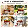 Anti-Slip Baby Walker 2-in-1 Push with Wheels, Adjustable Height, Non-Slip Grips, EVA Quiet Easy to Assemble Foldable Portable, Interactive