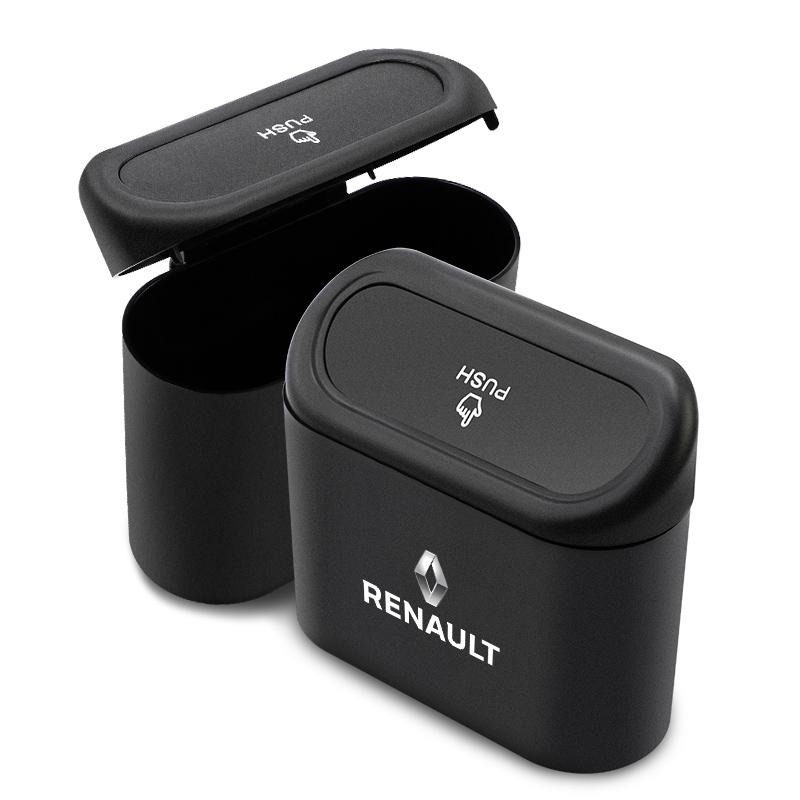 Multifunction In-vehicle Trash Can Storage Bucket Accessories For Renault RS Clio Megane 2 3 4 Captur Trafic Twingo Scenic 2 Zoe S444
