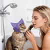 Шапочка для купания кошек с ушками – Регулируемая и милая шапочка для душа для купания и плавания