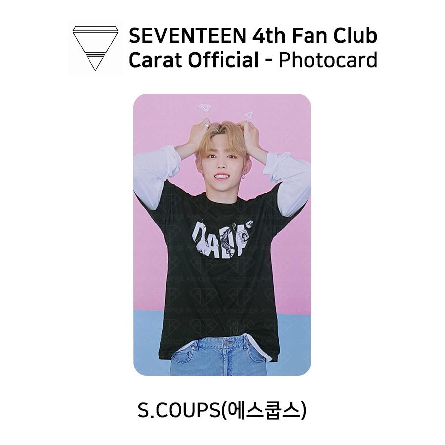 Seventeen Fan Club Carat 4th Term Goods Official Photocard KPOP