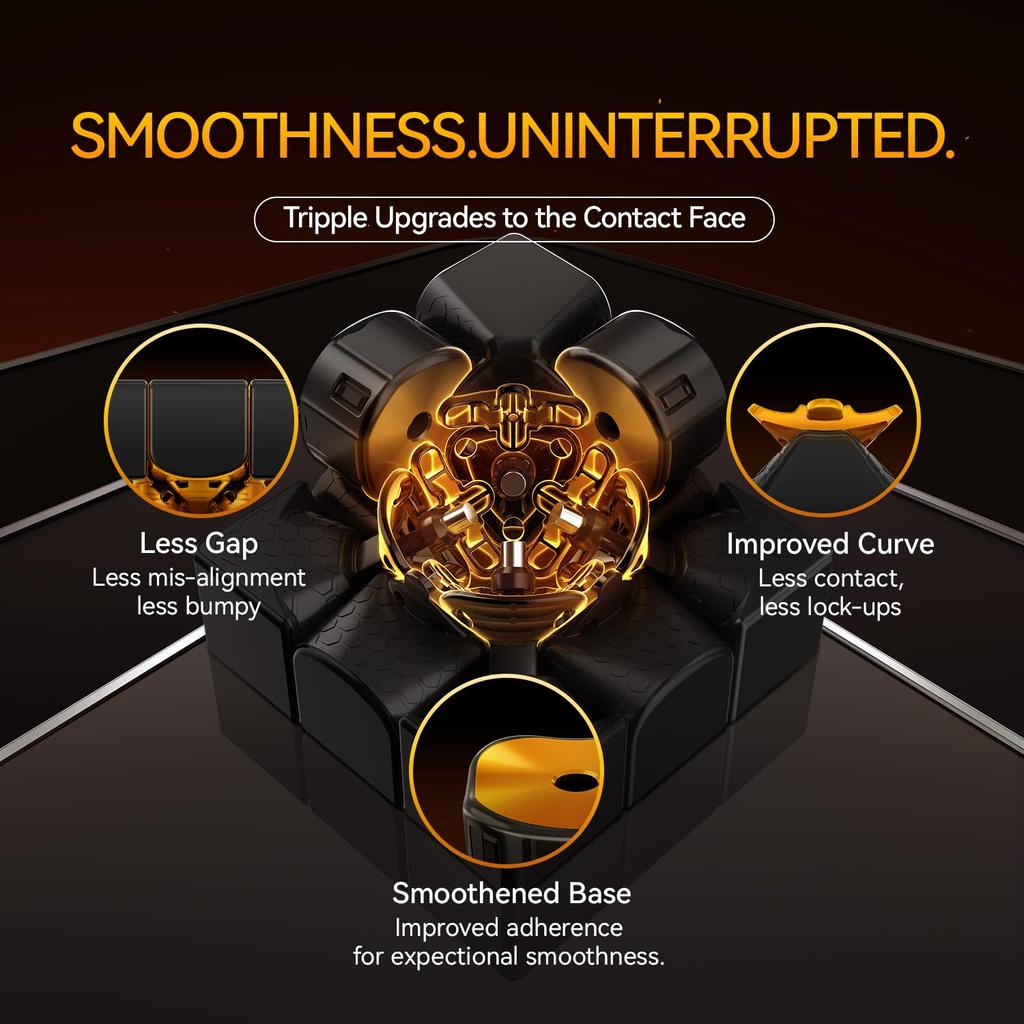 GAN15 Магнитный левитационный скоростной куб 3x3 Магнитный куб GAN - это идеальное сочетание и супер-головоломка-головоломка Флагманское матовое покрытие для