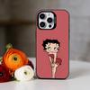 C-Cute cartoon B-Betty B-Boop Phone Case For iPhone 17,16,15,14,13,12,11 Plus,Pro Max,XS,Colorful Silver Phone case Funda Cover
