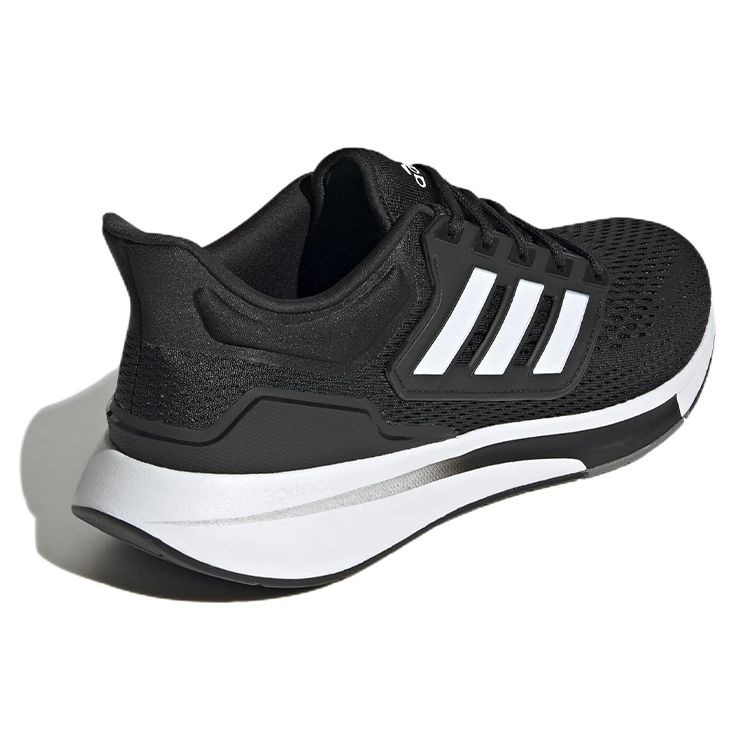 Adidas EQ21 Run Black White Мужские кроссовки Core-Black Cloud-White Grey-Four GY2190