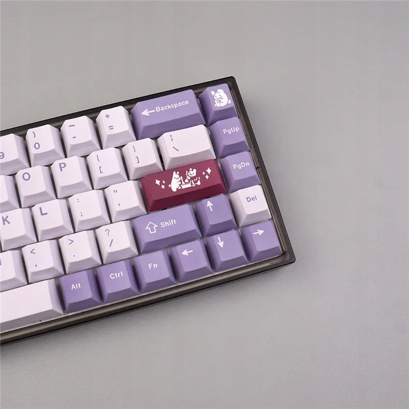 Keycaps for Mechanical Keyboard PBT Profile Cherry 129pcs GMK Rabbit