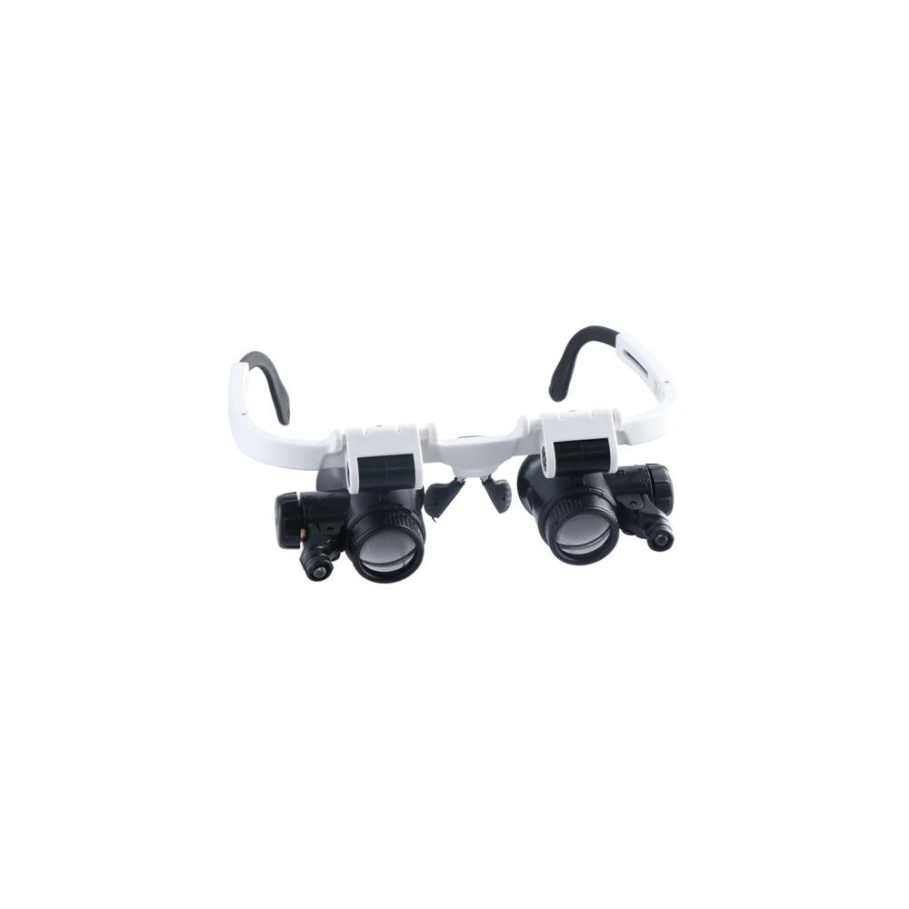Illuminating LED Lamp Repairing Light Lens Barrel Microscope Loupe Magnifier Magnifying Glass