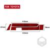 For Toyota Tacoma 2015- Real Carbon Fiber Sticker Co-Pilot Central Control Panel Cover Car ide decorative Accessories