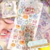 3D Crystal Gem Japanese Cartoon Stickers - Relief Decals Perfect for Kids Girls Reward Gift & Phone Case Kawaii Decor