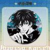 Аниме Jujutsu Kaisen Мерч Годзё Сатору 58 мм Лазерный значок-булавка 2D Фан-товары Коллекция Аксессуары для фанатов