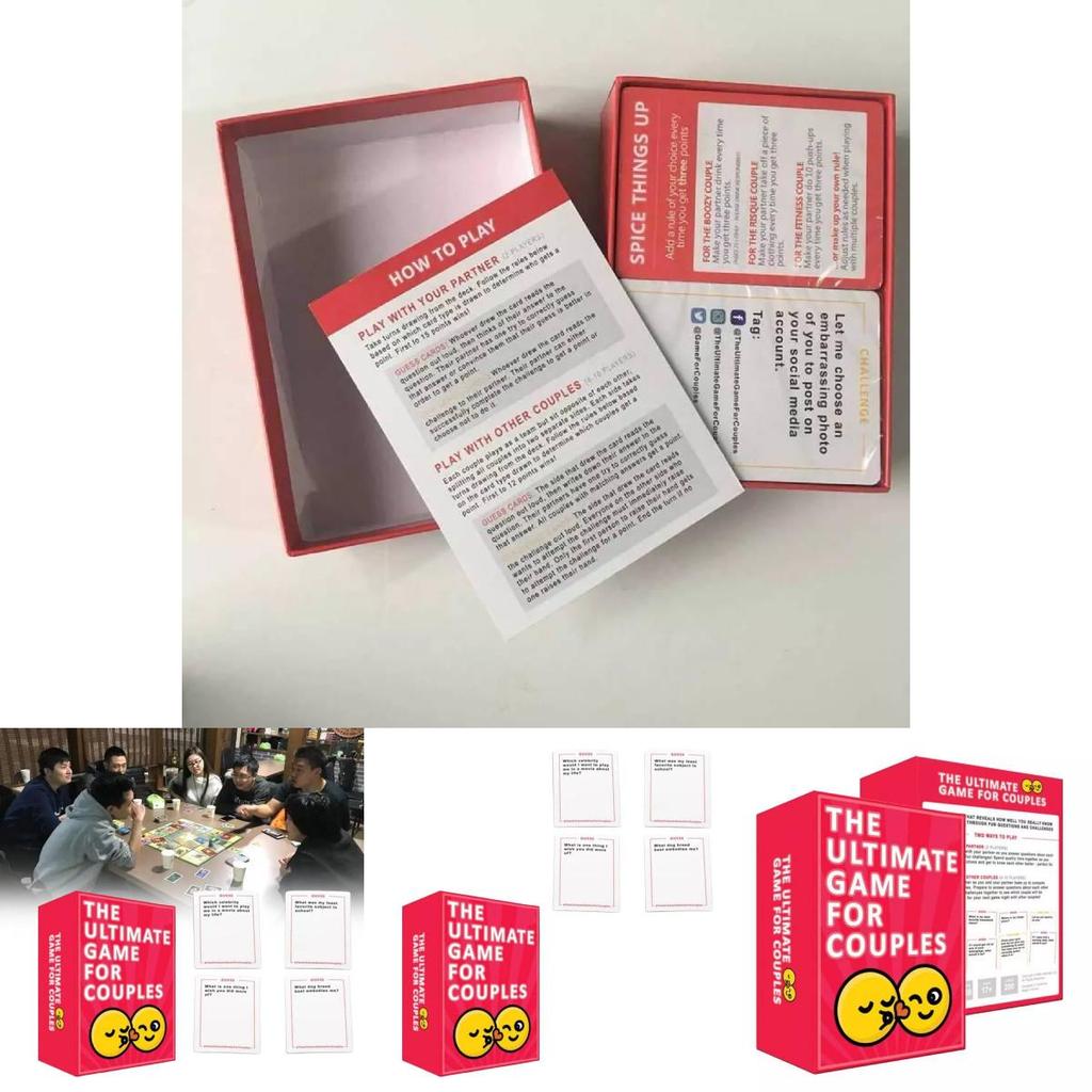 Идеальная игра для пар Развлекательная романтическая игра для свиданий Карточная игра для совместных занятий