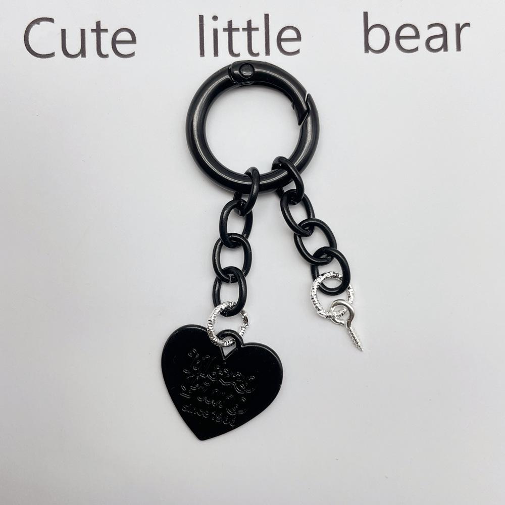 Очаровательный красочный брелок с подвеской Love и цепочкой с пружинным кольцом