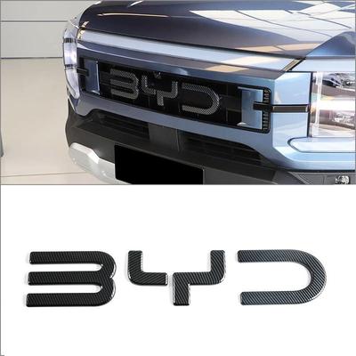 Для BYD Shark 6 2025 2026 Автомобиль Передний Задний Буквы-Украшенные Покрытие Наклейка Авто ABS Углеродный Значок Логотип Стайлинг Аксессуары