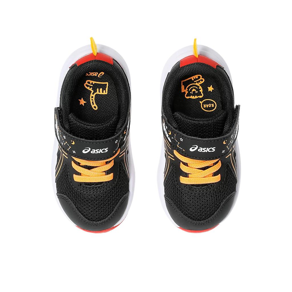 Asics Contend 9 TS School Yard Black Orange Pop Baby Sneakers 1014A365-001