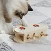 Игрушка для кошек «Бей крота» Деревянная интерактивная игрушка для кошек в форме облака Игра «Бей крота» Игрушка-когтеточка для кошек для использования в помещении