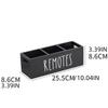 with Handle Remote Control Storage Rack Solid Wood Pencils Holder Tray Desktop Storage Box  Bedroom