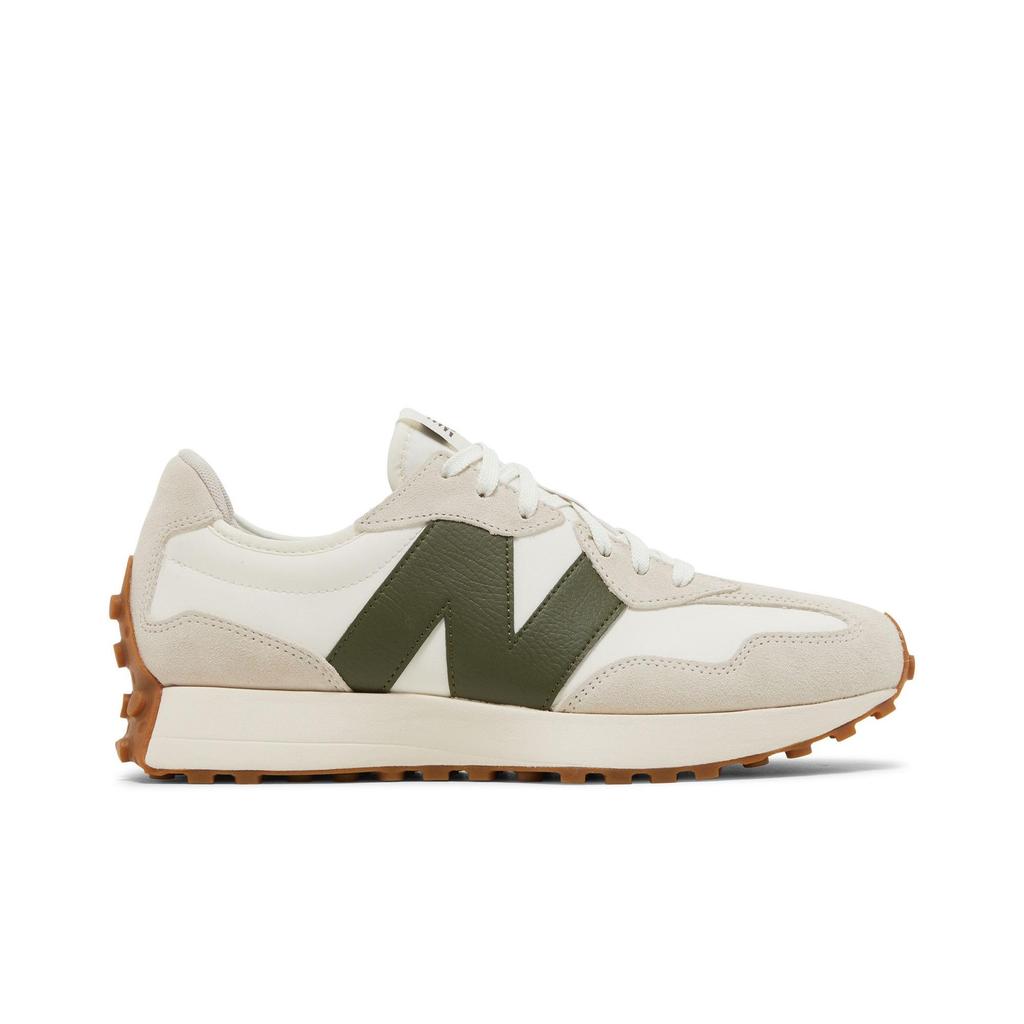 New Balance 327 'Овсяный Дубовый Зеленый' (унисекс) Овсянка / Лунный свет / / Серый / Дубово-зеленый Беговые кроссовки MS327ASN
