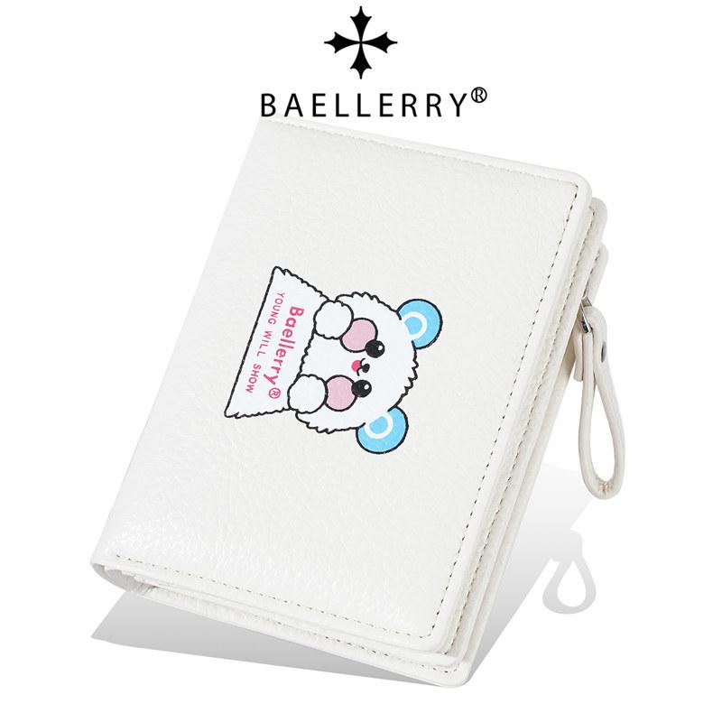 Baellerry Короткие кошельки для женщин и мужчин, модные, на молнии, для мелочи, студентов, молодежные, пачки для денег, кошельки