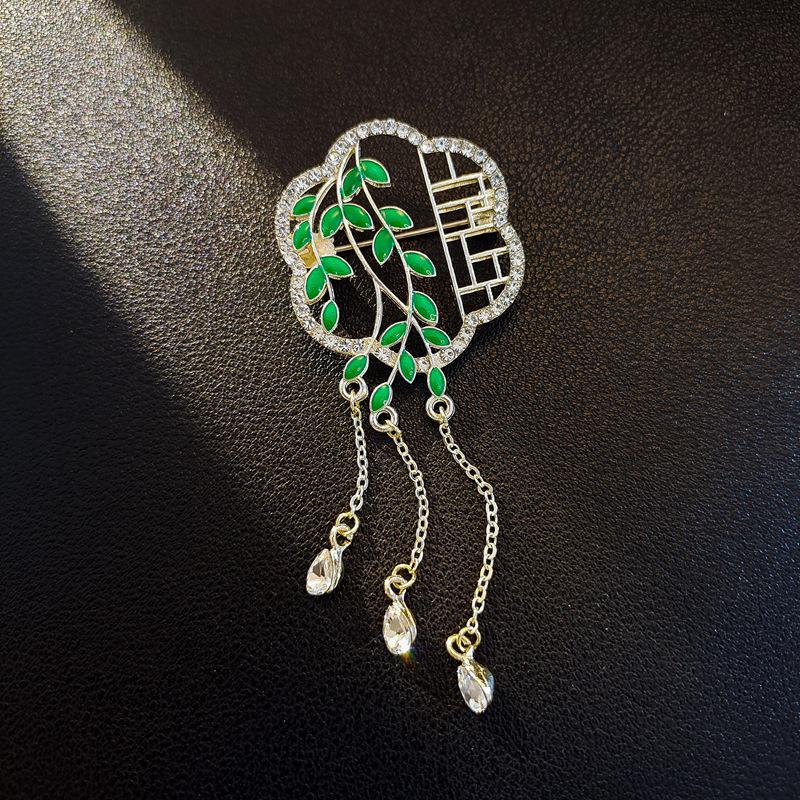 Элегантная китайская ретро эмалевая брошь Феникс и Бабочка для женщин