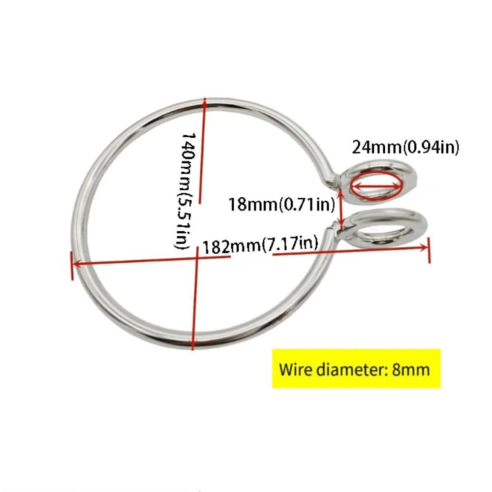 8mm Size Marine Anchor Retrieval Ring Polished Finish Stainless Steel Ring Anchor Retrieval