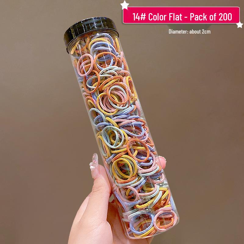 Не повреждающие эластичные резинки для волос: Идеально для детских хвостиков и конфетно-цветных причесок маленькой девочки.