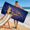 Пляжное полотенце с принтом Melbourne Storm, Большое, Мягкое, Быстросохнущее, для Пляжа, Кемпинга, Плавания