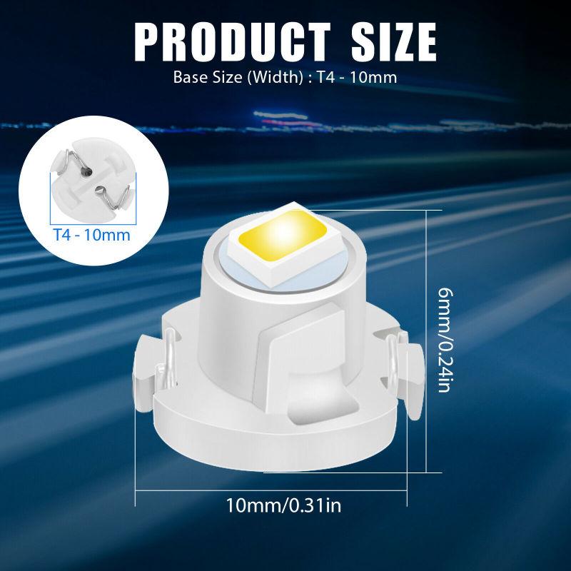 20 X T4 T4.2 Neo Wedge 1-светодиодный кластер Лампа подсветки приборной панели климата Лампа приборной панели