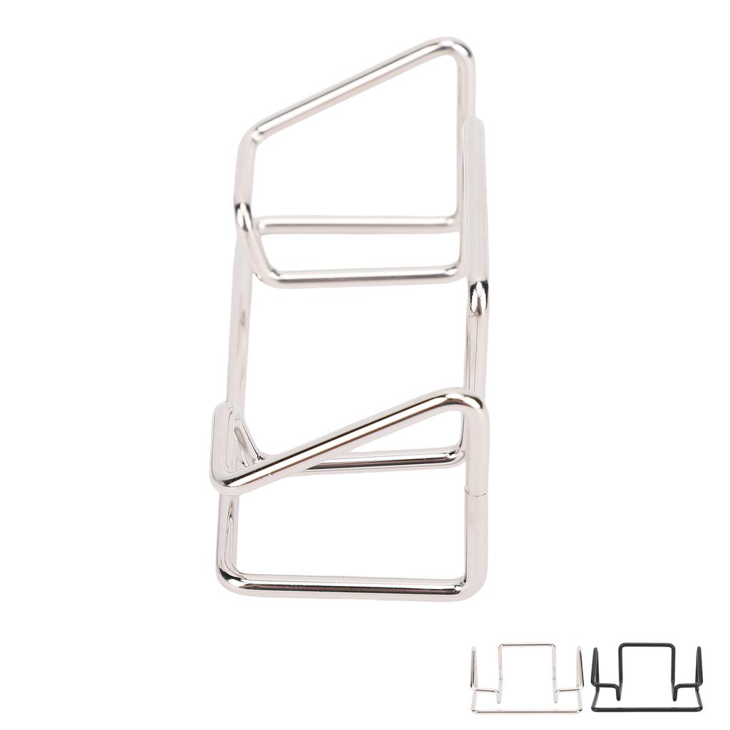 5 Pcs Desk Business Card Holder Large Capacity Iron Name Card Display Stand for Office