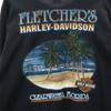 HARLEY DAVIDSON 90s Print Short sleeve Single stitch T-shirt Men's Used