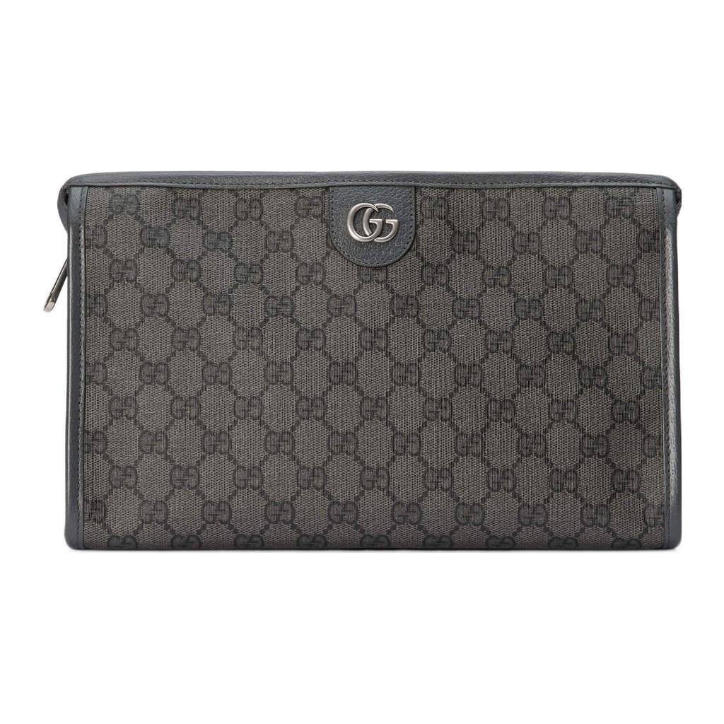 Gucci Клатч-кошелек GG Supreme Canvas Ophidia большого размера на молнии для унисекс на каждый день