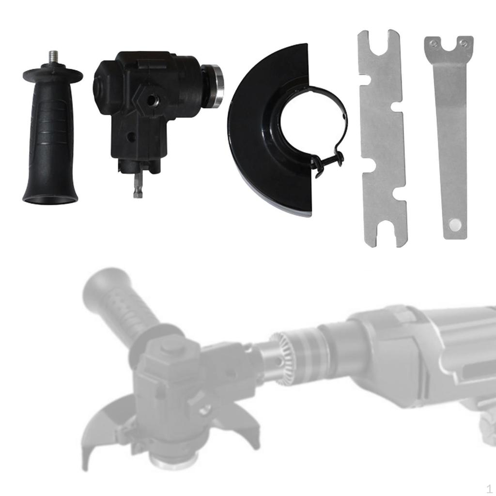 Переходник для угловой шлифовальной машины на дрель, адаптер для электроинструмента