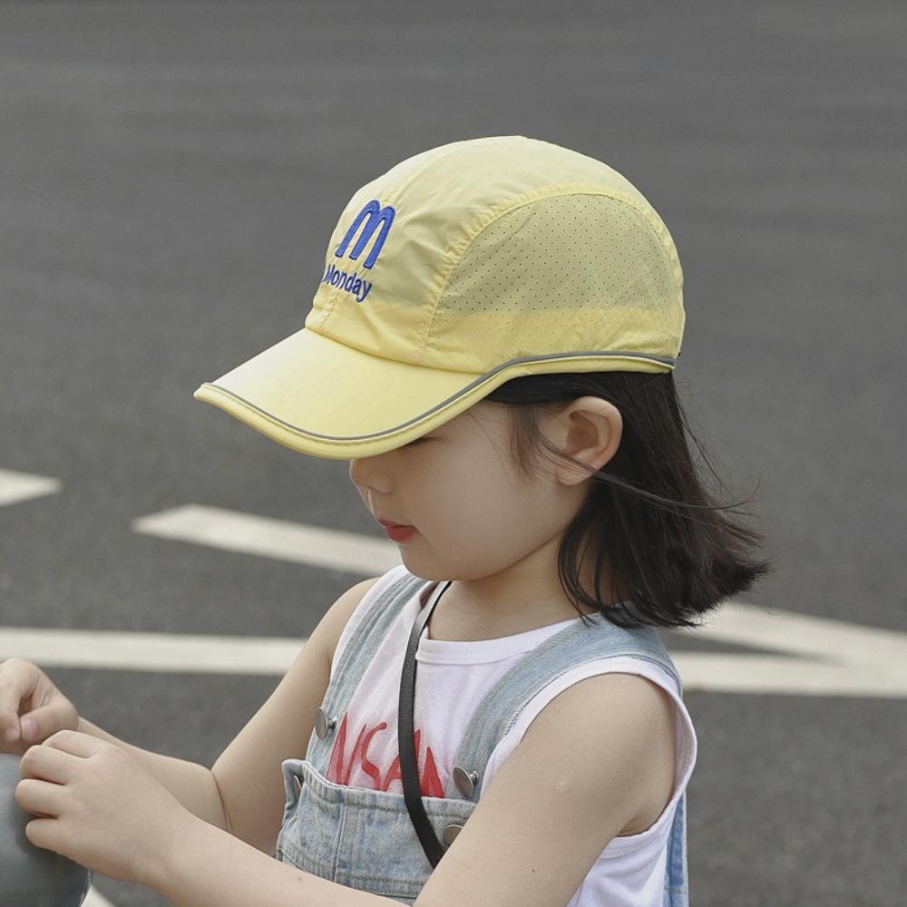 Summer Children Peaked Hat Quick Dry Sun Protection Cap Korean Baby Baseball Cap Kids