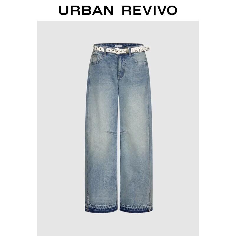 UR Модные Джинсы Wide-Leg с Шипами