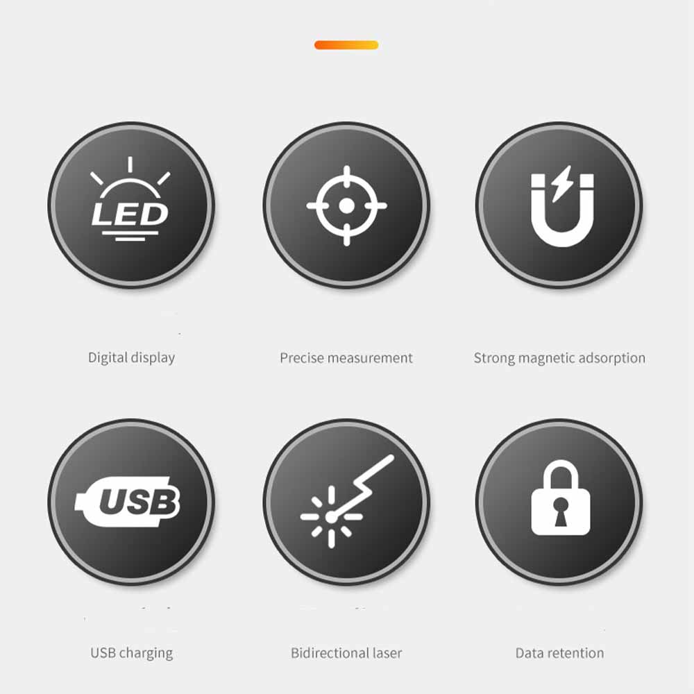 Digital Electronic Level Digital 360° Angle Fnder 4-sided Magnetic Inclinometer Protractor Precision Level Box Woodworking Tools