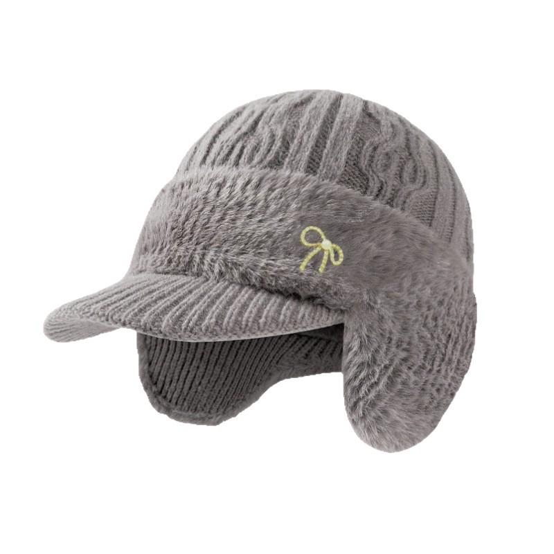 Ветрозащитная шапка на флисовой подкладке с защитой ушей для людей среднего и пожилого возраста - Теплая и стильная для осени и зимы