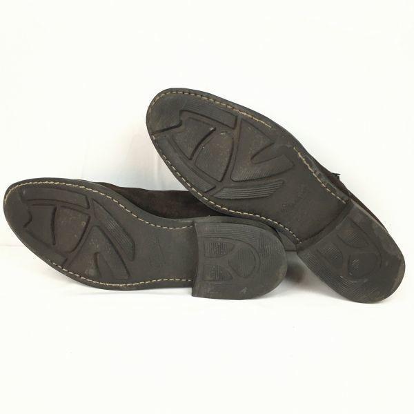 Paraboot CHAMBORD Suede U-Tip Shoes Brown Size 12R Men's(USED)