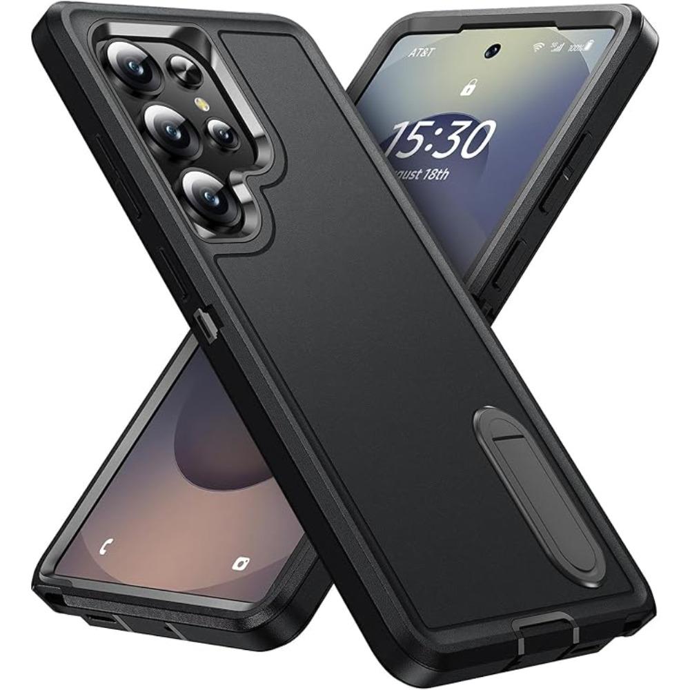 Прочный противоударный матовый чехол военного класса с подставкой для Samsung Galaxy S26 Plus S25 S24+ S23 FE S22 Ultra Защитная крышка