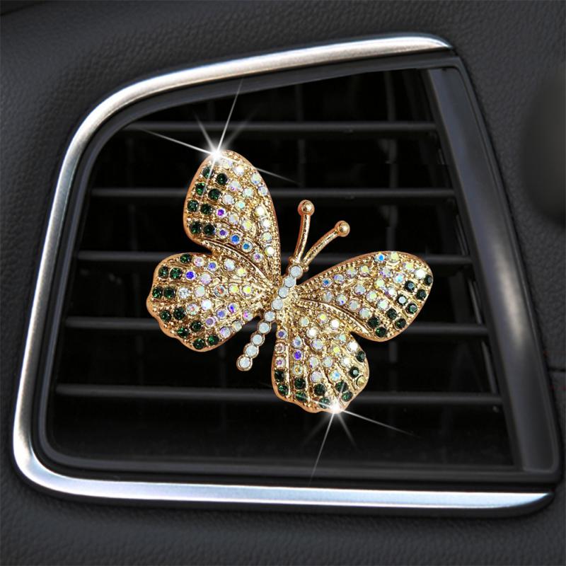 Новый универсальный освежитель воздуха Water Butterfly Auto прочный. Изысканный зажим для духов в виде бабочки для кондиционера автомобиля