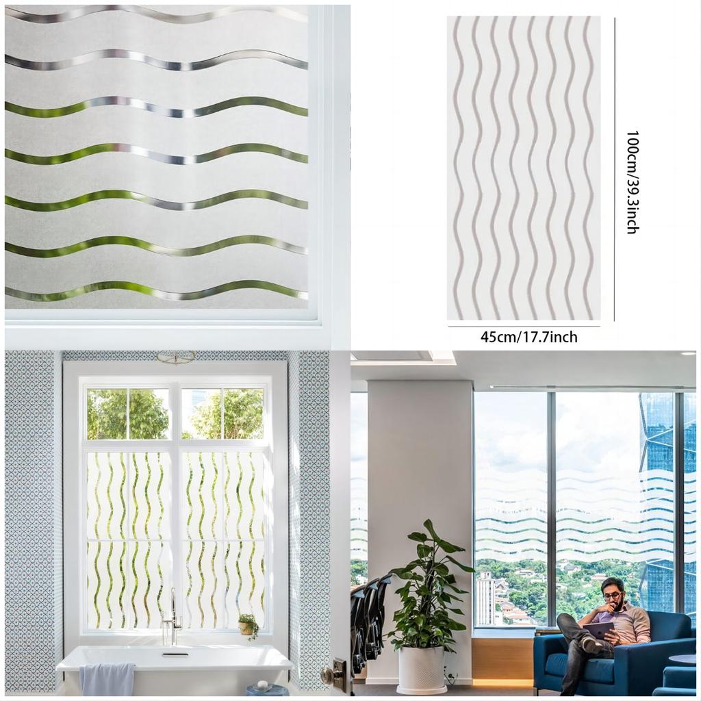 Матовая оконная пленка, пленка для защиты от посторонних глаз, полосатые узоры, матовая оконная пленка, самоклеящаяся стеклянная пленка для домашнего офиса