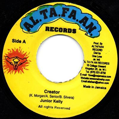7-дюймовая пластинка JUNIOR KELLY - Creator NONE Al.Ta.Fa.An. 2006 Ямайка, использовано регги, ска и даб