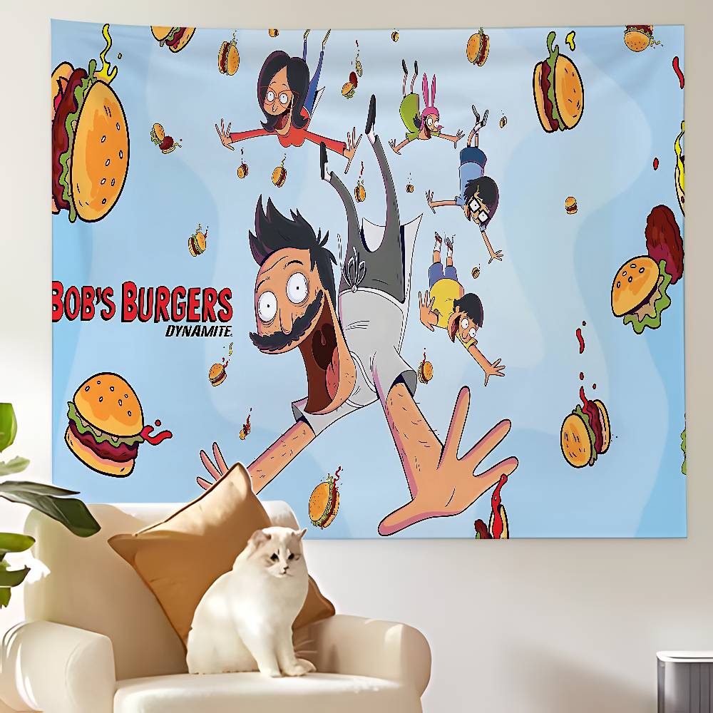 BBobs BBurgers Гобелен Индивидуальные Гобелены Различных Стилей Настенные Украшения Печать Фотографий Знаменитостей Настенные Украшения
