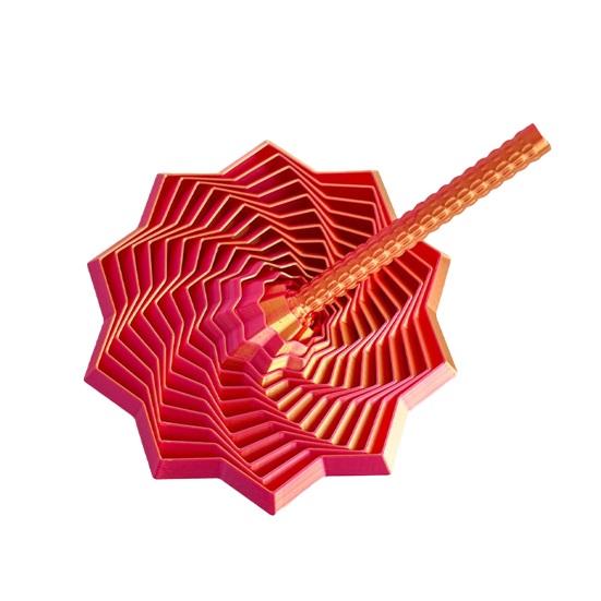 Расширенная сенсорная фиджет-звезда, напечатанная на 3D-принтере вращающаяся башня, фиджет-игрушка, гибкая спиральная звезда с ручкой для снятия стресса, аксессуар для офисного стола