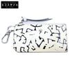 XPOGGY Eric Haze Patent Leather with Signature Star Motif Card Case White / blackUsed