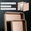 Rectangle Cake Baking Tray Nonstick Bakeware Pans Gold Oven Baking Pan