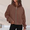 Women's Sweater Soft Cozy Solid Color Casual Stylish Long Zipper Comfortable Sweater Female Accessories