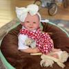 Cute 19 Inch Simulation Reborn Dolls Vivienne Soft Cloth Body Newborn Babies Doll with 3D Painted Skin Visible Veins Realistic Baby Dolls for Kids Toy