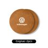 2pcs Car Suede Coaster Water Cup Holder Drink Pad Auto Interior Accessories For Volkswagen VW Jetta Golf Beetle CC EOS GTI zr4
