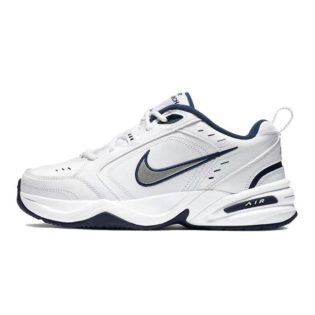Nike Air Monarch 4 Белый Синий Черный Белый Низкие Массивные Кроссовки Унисекс 415445-102(Команда771-)
