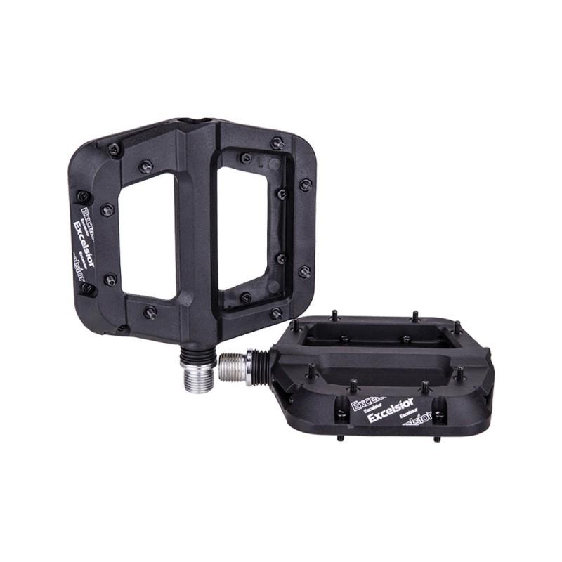 ZTTO Mountain Bike Pedals Nylon Fiber Bearing Platform With Non-Slip Surface BMX Fixie Cycling